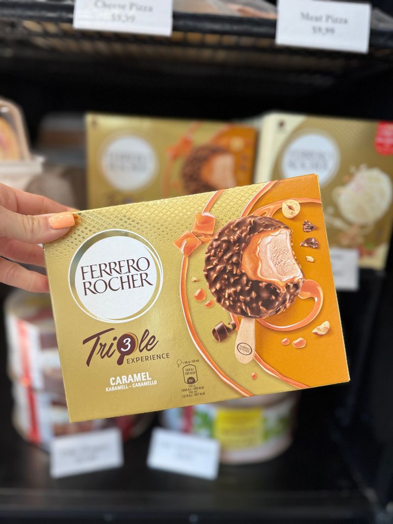 Ice cream Ferrero Rocher