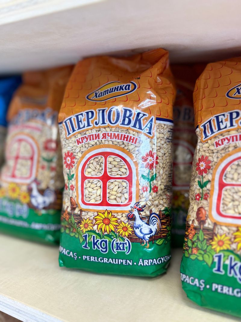 Pearl barley groats
