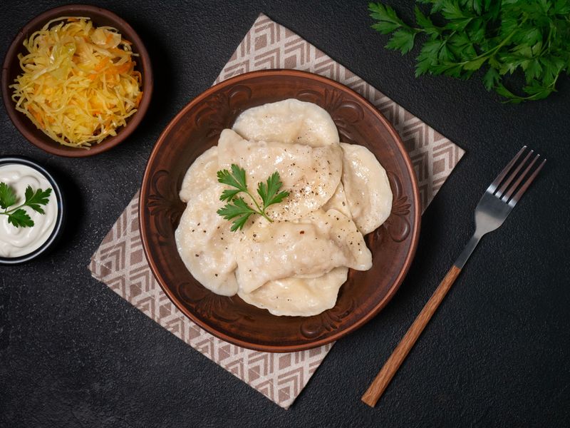 Cabbage pierogy (varenyky) 